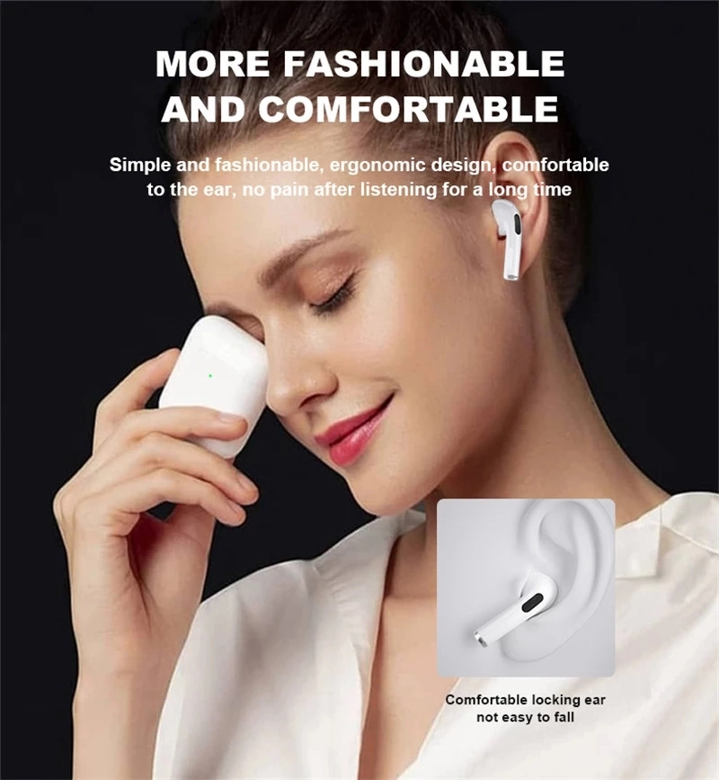 Mini PRO4 Tws Wireless Headphones Bluetooth 5.0 Earphone Touch Control Rename GPS Earbuds Sport Headset for iPhone Android Mobile