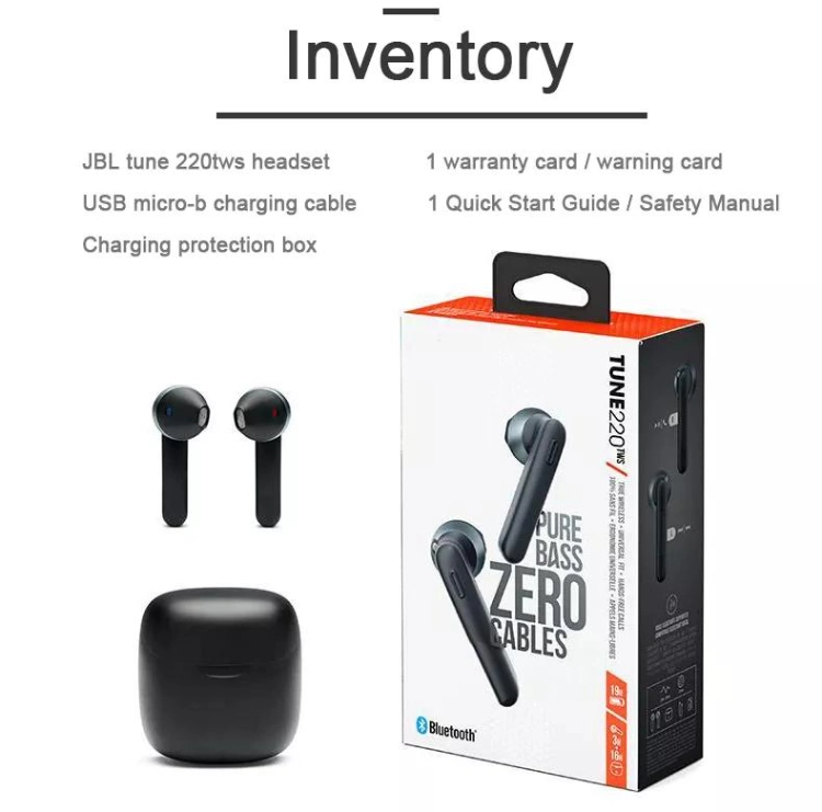 Best Selling Wireless Bluetooth Headset Earplugs T220 Tws Headset Bt Wireless Stereo Headset