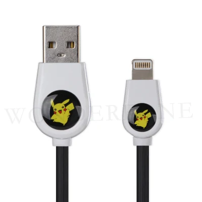 Câble de chargement USB portable rapide pour téléphone portable Android Ios Pokemon Go Design