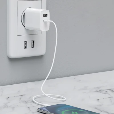 Fabricant chinois Pd 20W Charge rapide USB + Type-C Fournisseur de tête de chargeur